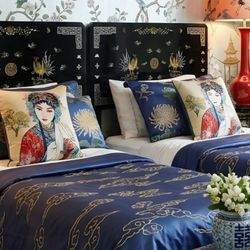 Chinoiserie Twin Headboards 