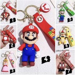 Súper Mario / Sonic / Dragón Ball Z / Pokemon / Keychains/ Keyrings $3 Each