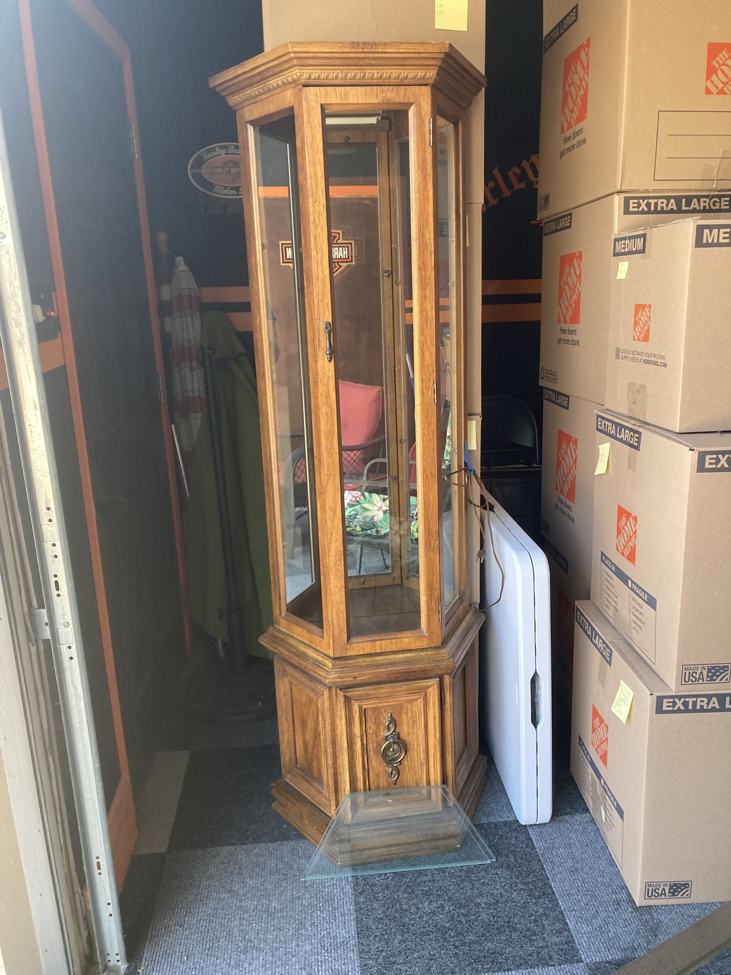 Lighted Curio Cabinet