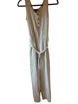 Tribal Femme Striped Romper XS