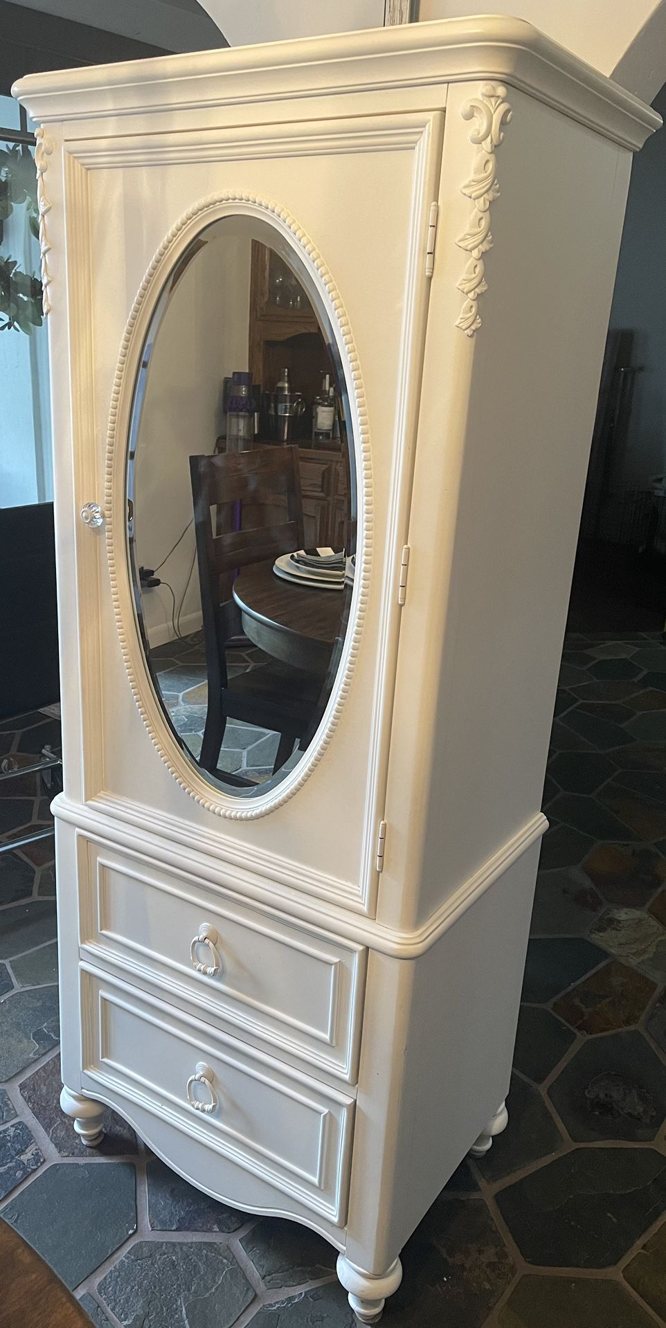 Wardrobe With Mirror Armoire Dresser 