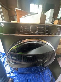 Large Capacity Electric GE Sapphire Smart Washer, Dryer, and stacking kit