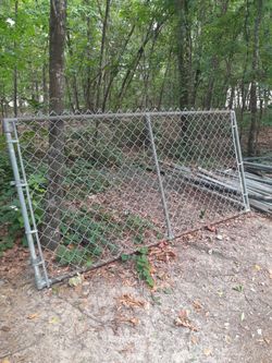 4ft chain link gate 7ft 9in wide and other materials