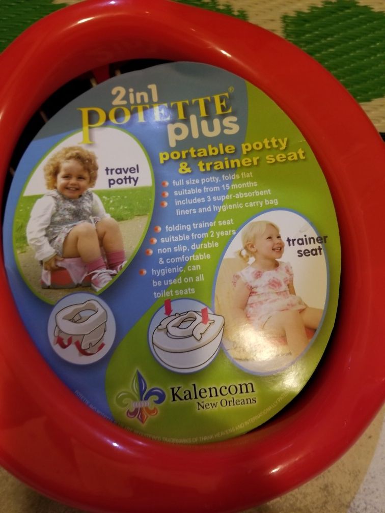 Portable potty seat