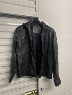 Very Nice Black Leather Coat 