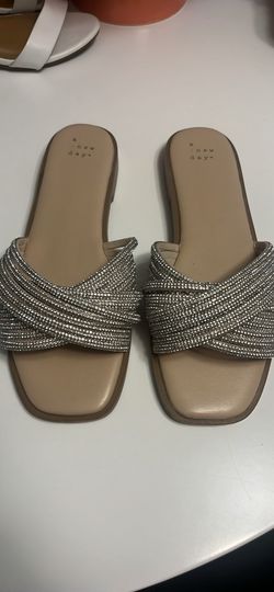 Sparkly Sandals, Size 8
