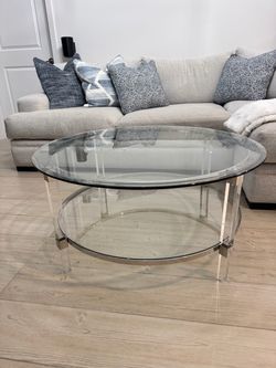 Moving Sale! Glass Coffee Table