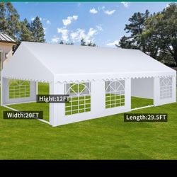 YITAHOME  Heavy Duty Party White Tent Wedding Event Shelters