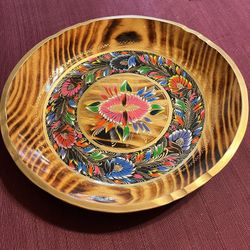 Mexican Wooden Dish 13” Circumference   $30  