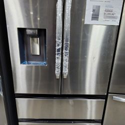 SAMSUNG COUNTER DEPTH FRENCH DOOR REFRIGERATOR WITH 1YEAR WARRANTY/1AÑO DE GARANTIA POR ESCRITO 