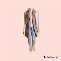 Fall Cardigan Salmon Color