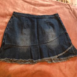 Jean Skirt 
