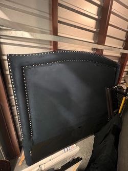 Queen bed & box frame