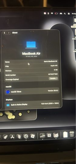 Macbook air m3 13inch (2024)