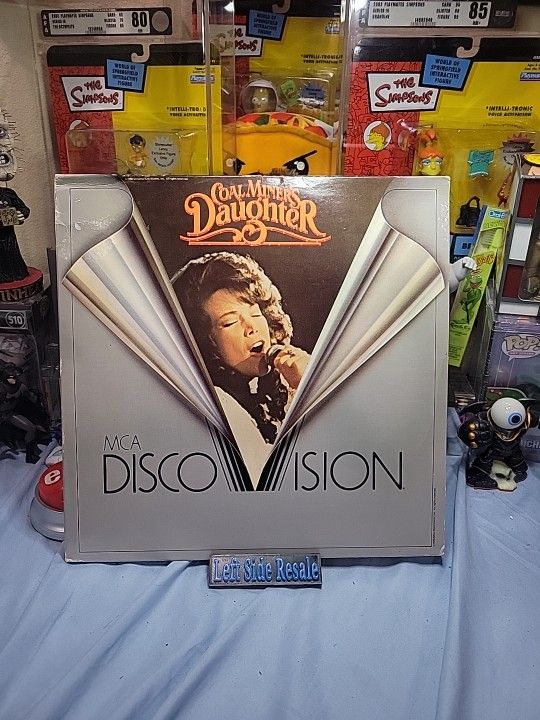 COAL MINER'S DAUGHTER 3-Laserdisc LD DISCOVISION VERY GOOD CONDITION VERY RARE!