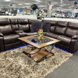 Brown Sofa Sectional Recliner For Sale (we Deliver) 