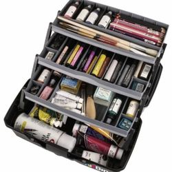 ArtBin Three Tray Art Craft Supply Organization Black Box Made in the USA