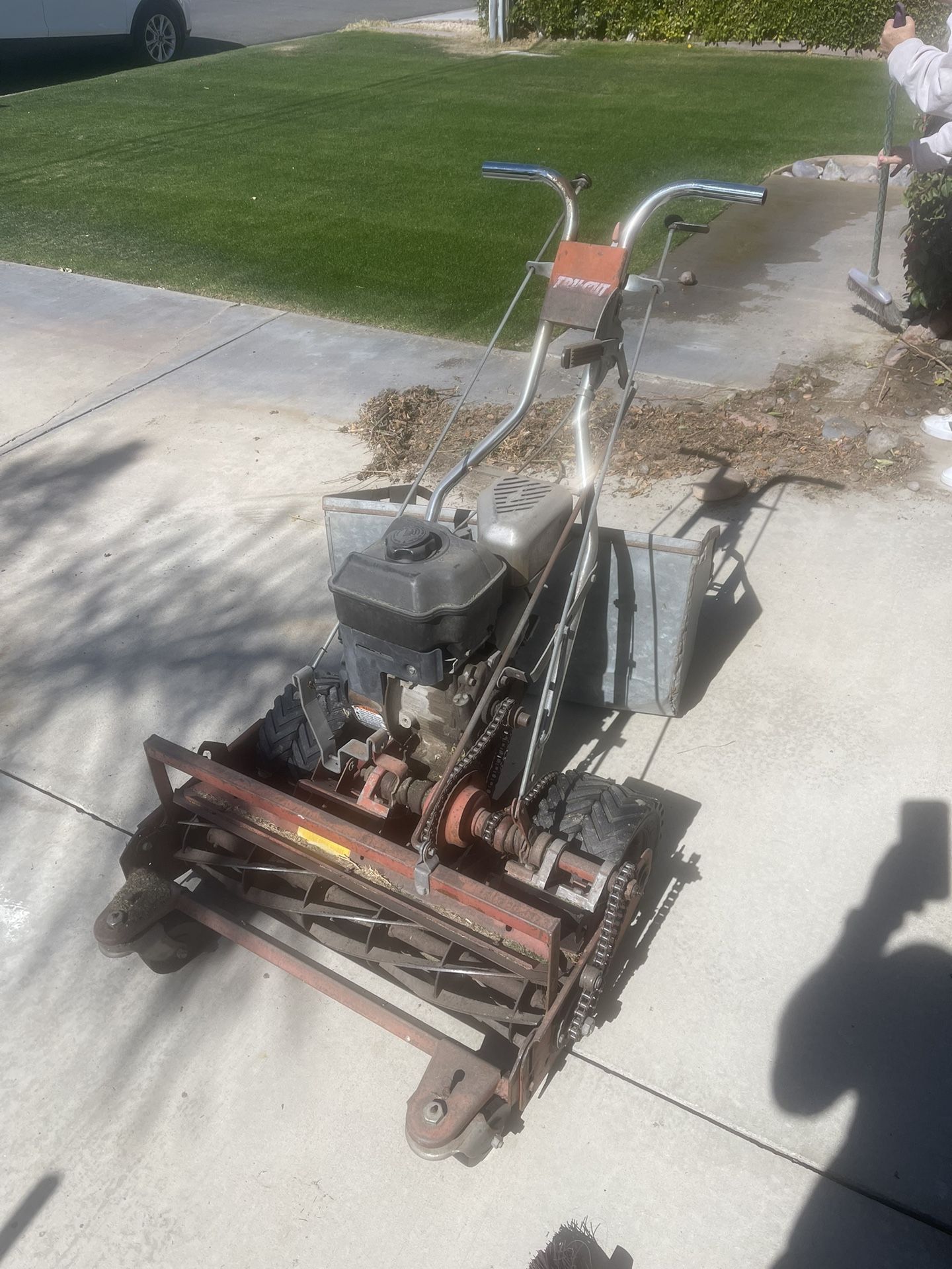 Tru cut 25 reel mower new arrivals