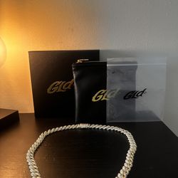 GLD Diamond Cuban Chain in Yellow Gold - 8.5mm - 18in