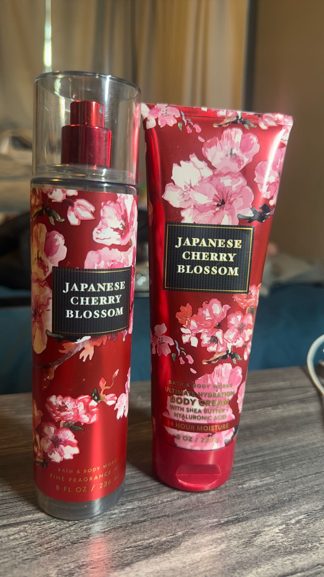Japanese Cherry Blossom Spray & Body Cream Full Size