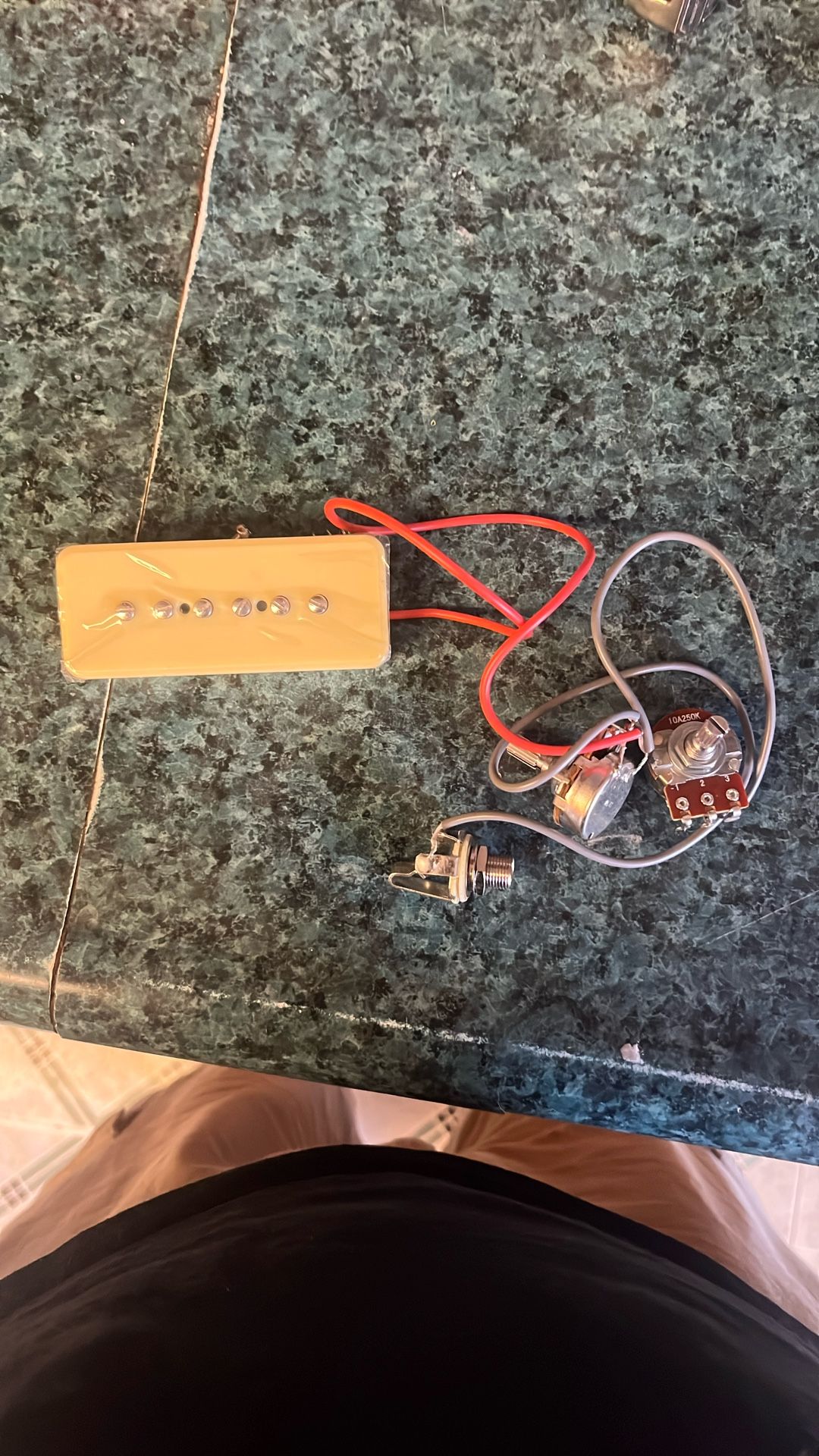 Pre Wired Soap Bar Guitar Pickup