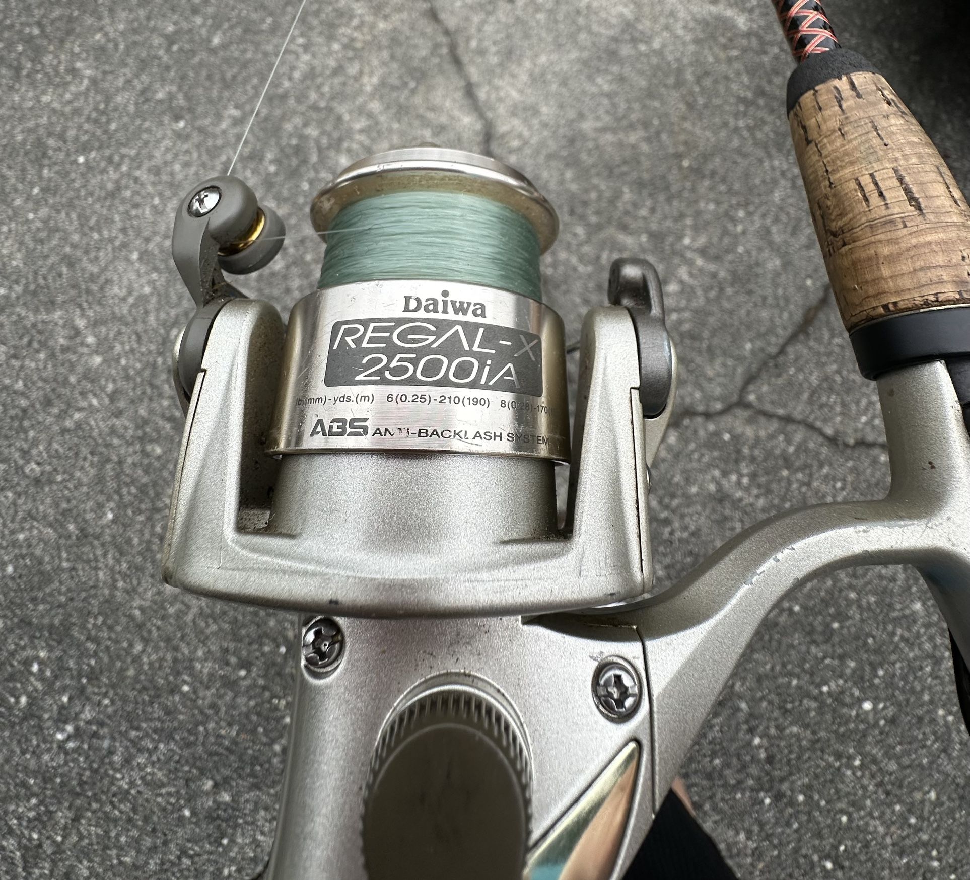 Fishing Pole - Ugly Stik 5’ 6” Rod with Daiwa Regal -X 2500 IA Spin Cast Reel