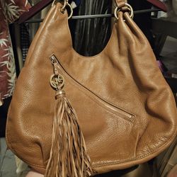 Auth Michael Kors Acorn Charm Tassel LG Shoulder Tote Msrp $368.00