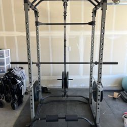 Squat rack With Lat Pull Down 