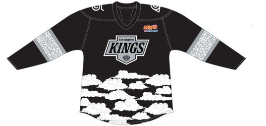LA Kings x Naruto Shippuden Collaboration Hockey Jersey Adult XL