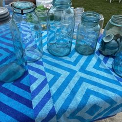 Antique mason Jars