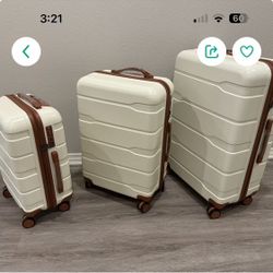 NEW 3 pcs Suitcase Luggage Set with TSA lock (Never Used)