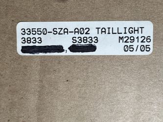 2009-2015 Honda Pilot Driver Side Tail Light