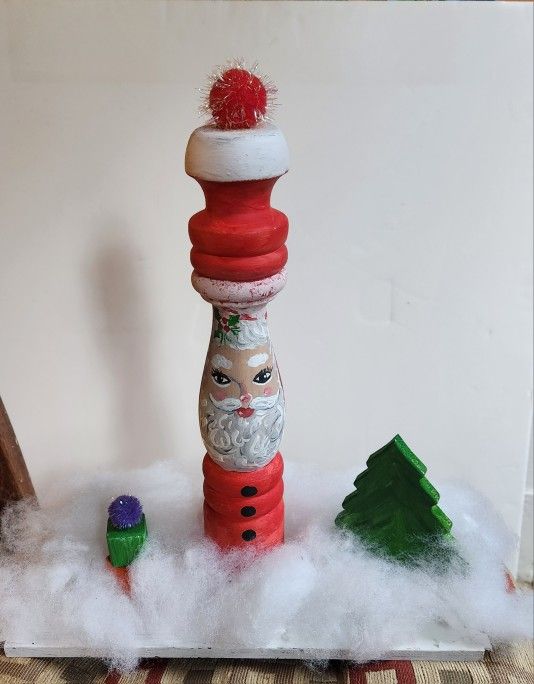 Santa Handpainted