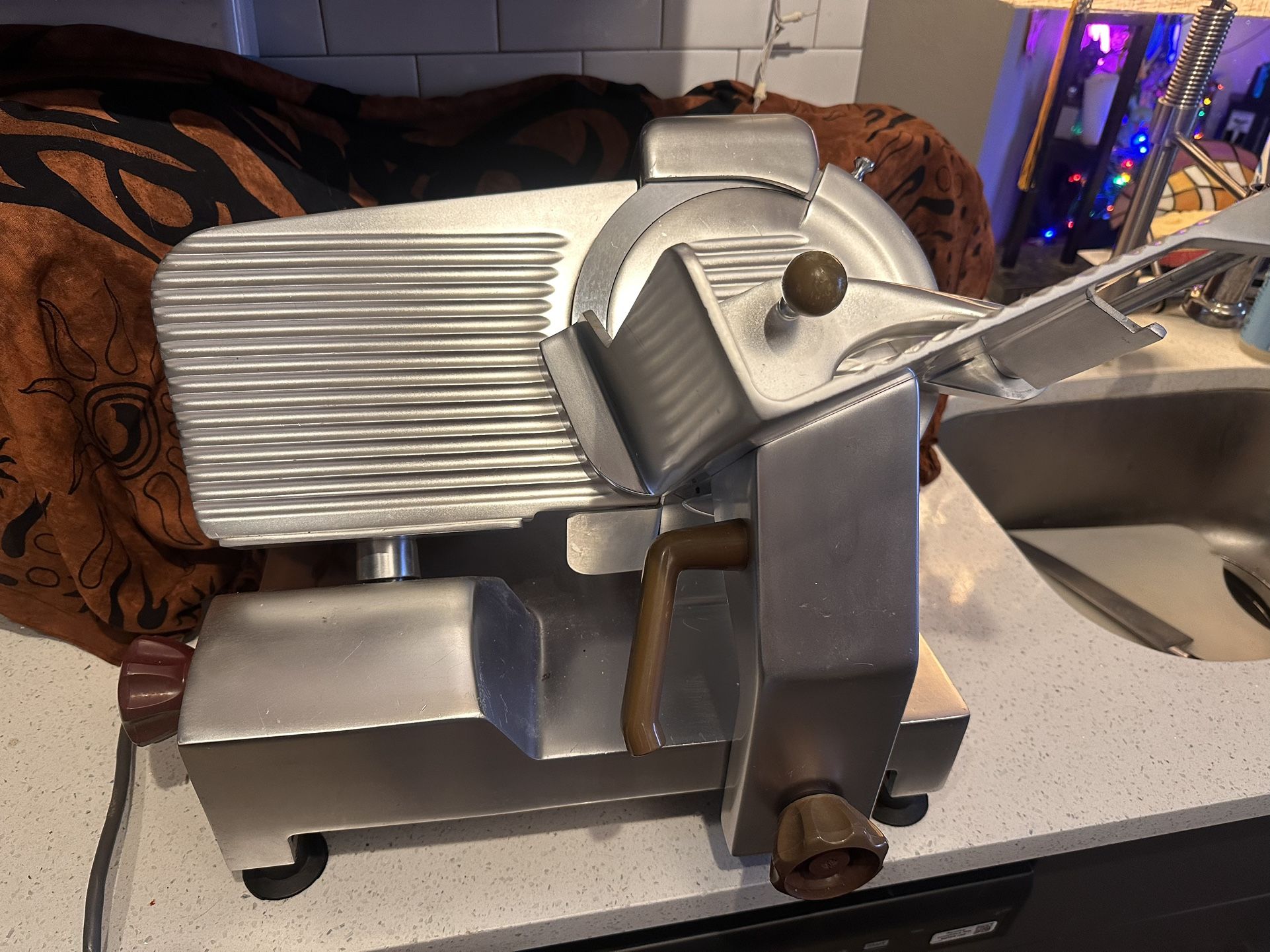 Fleetwood Meat Slicer 12", 300 W, Stainless Steel