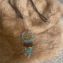 Western  Dream Catcher Necklace 