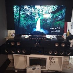 TV, Speakers, Reciver