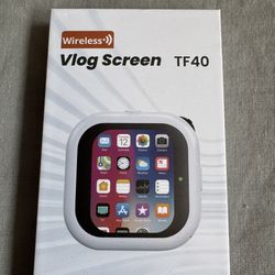 NEW*👉🏻4K Vlog Selfie Monitor Screen Wireless (Silver Lake)