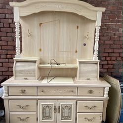 Large Dresser And Mirror