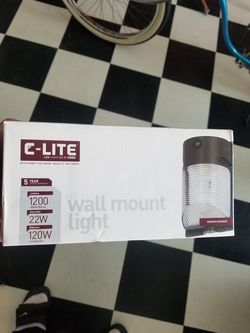 LED wall mount light