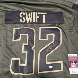D’Andre Swift Salute To Service Jersey