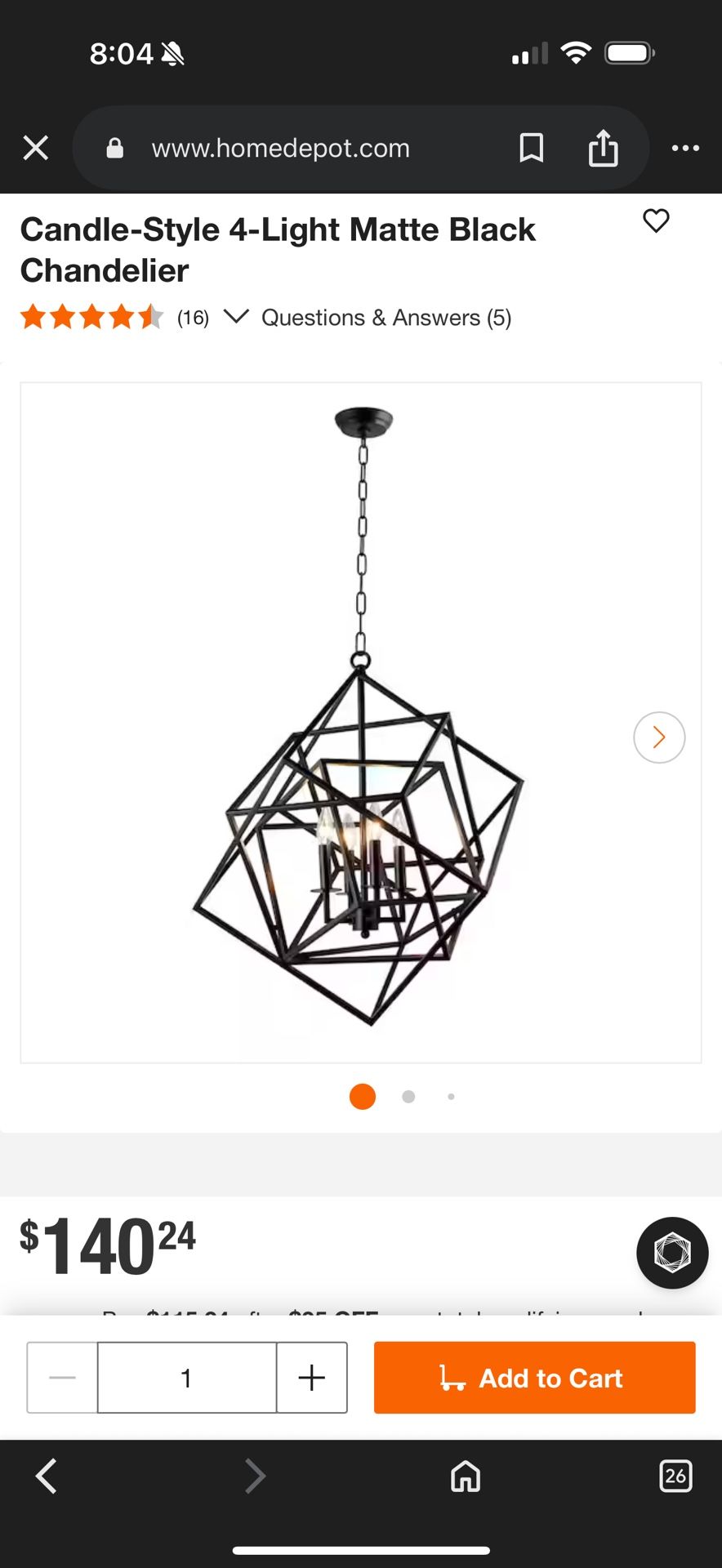Black Chandelier