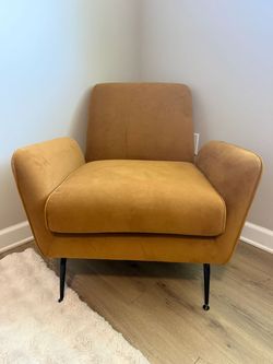 West Elm Velvet Arm Chair