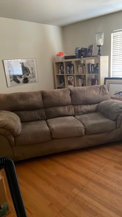 Selling our old couch (Only selling it as a pair)