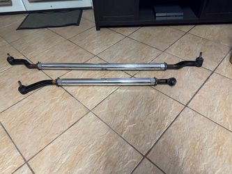 Jeep Wrangler JL & Gladiator JT - Apex 2.5 Ton  Tie Rod & Drag Link Assembly - Polished Aluminum