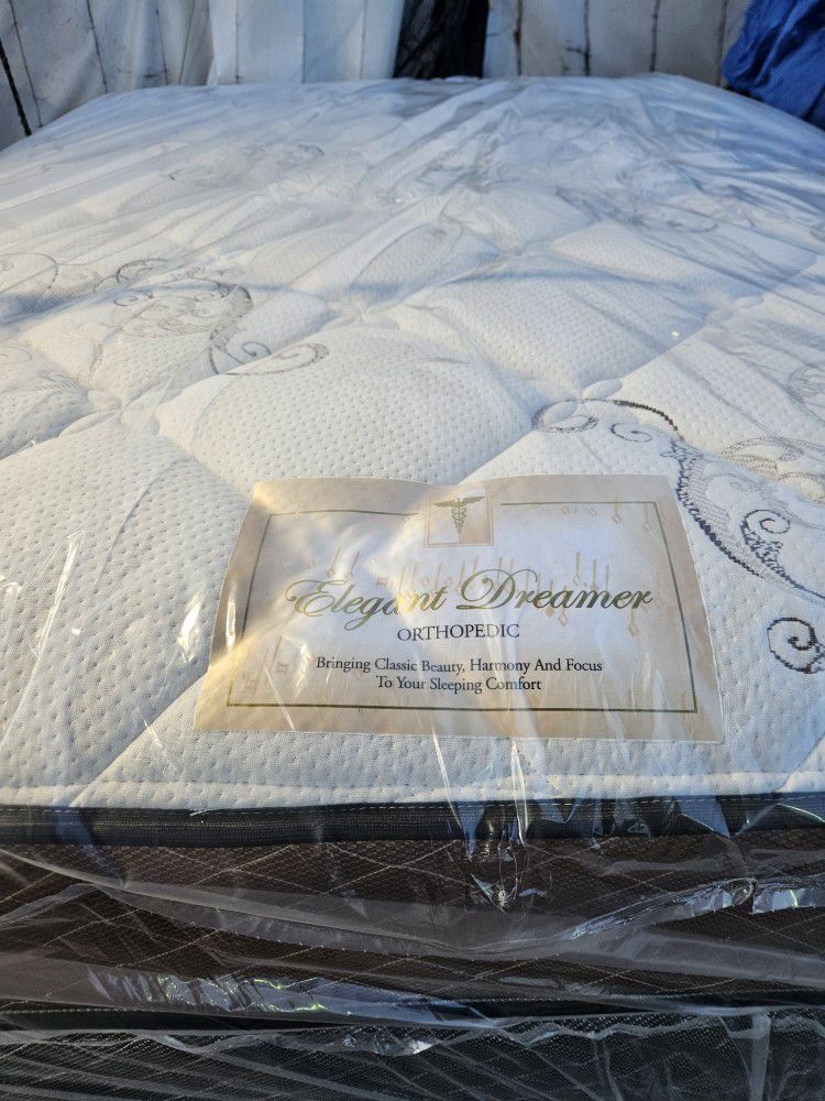 QUEEN SET ORTHOPEDIC  $199  !! MATTRESS AND BOX SPRING 