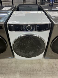GE Profile Front Load Dryer White