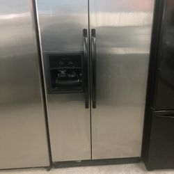 Stainless Side By Side Refrigerator 