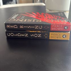 Book 1 And Book 2 Of The Red Rising Series By Pierce Brown