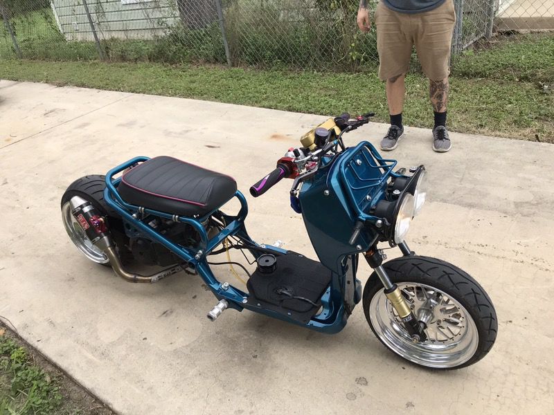 Honda Ruckus swapped with GY6 150cc
