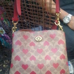 Coach HEART willow Bucket Bag 